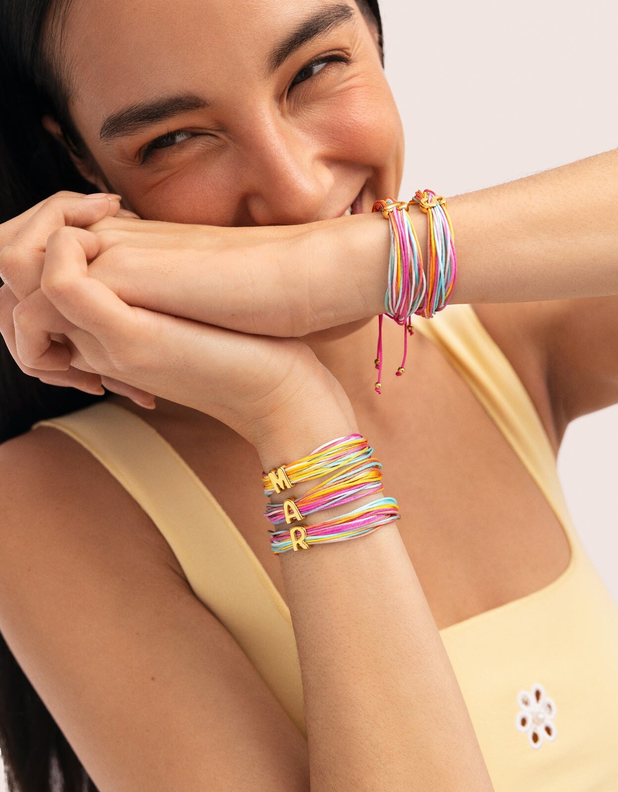 Pulseira em Rainbow Personalizada de Aço Banhado a Ouro - P Multicolor-3