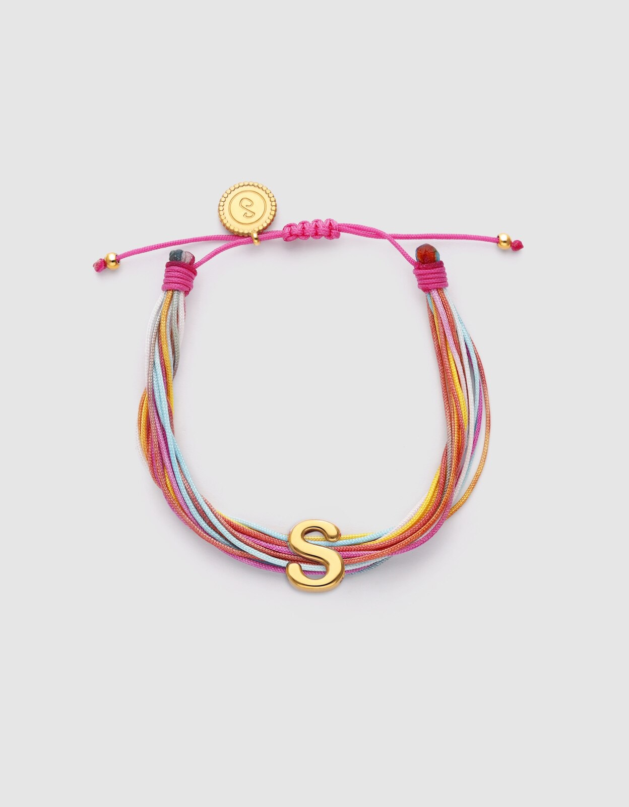 Pulseira em Rainbow Personalizada de Aço Banhado a Ouro - S Multicolor-1