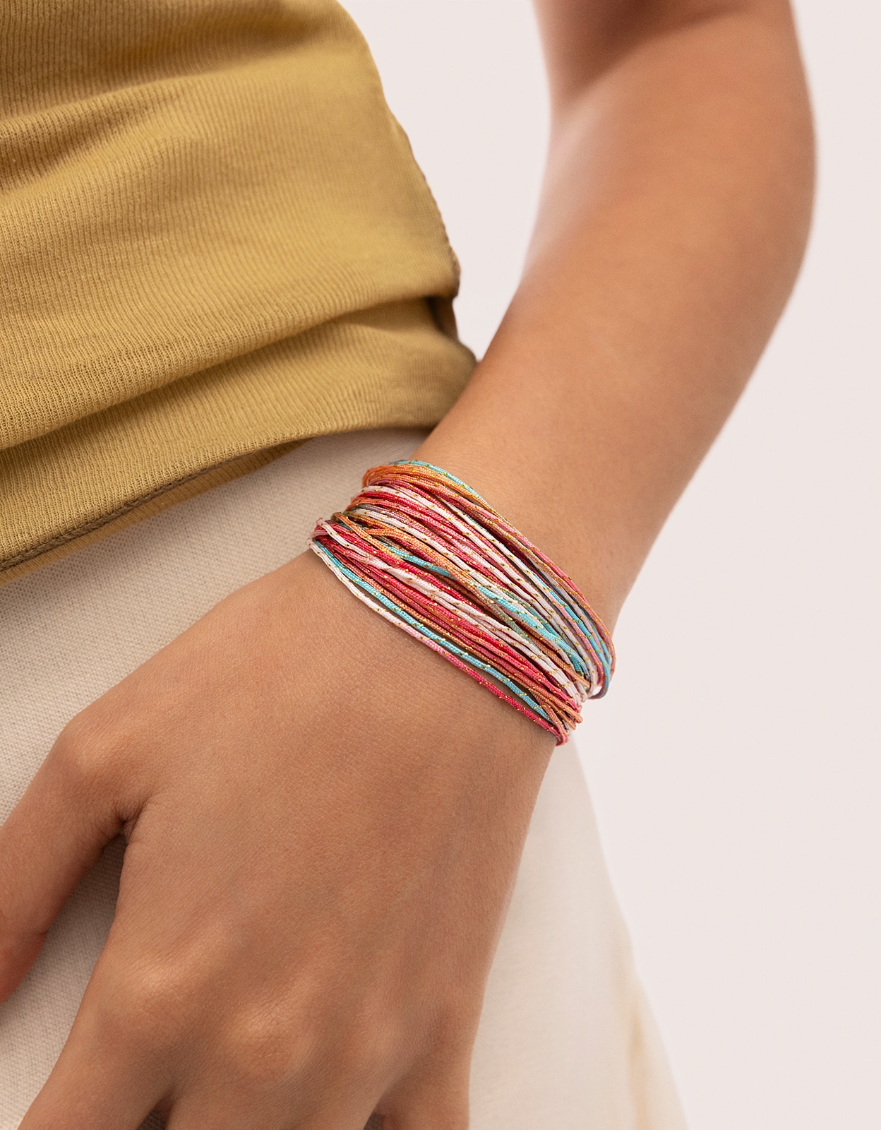 Pack 3 Pulseiras Rainbow Spark de Aço Multicolor-3