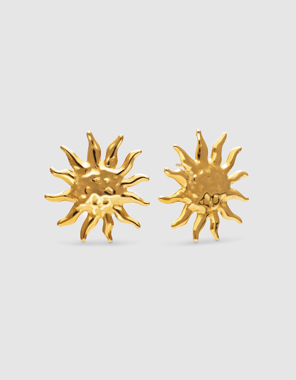 Imagem 0 de Brincos Sunna de Aço Banhado a Ouro