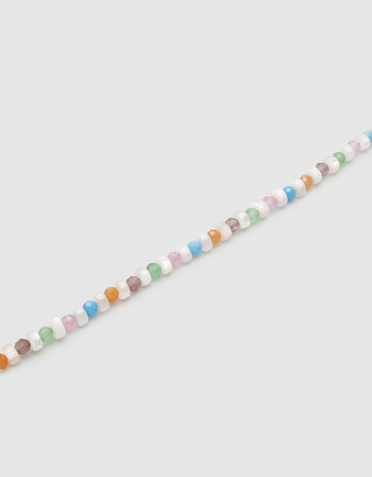 Pulseira de Corrente Nacary Colors de Aço Banhado a Ouro Multicolor-3