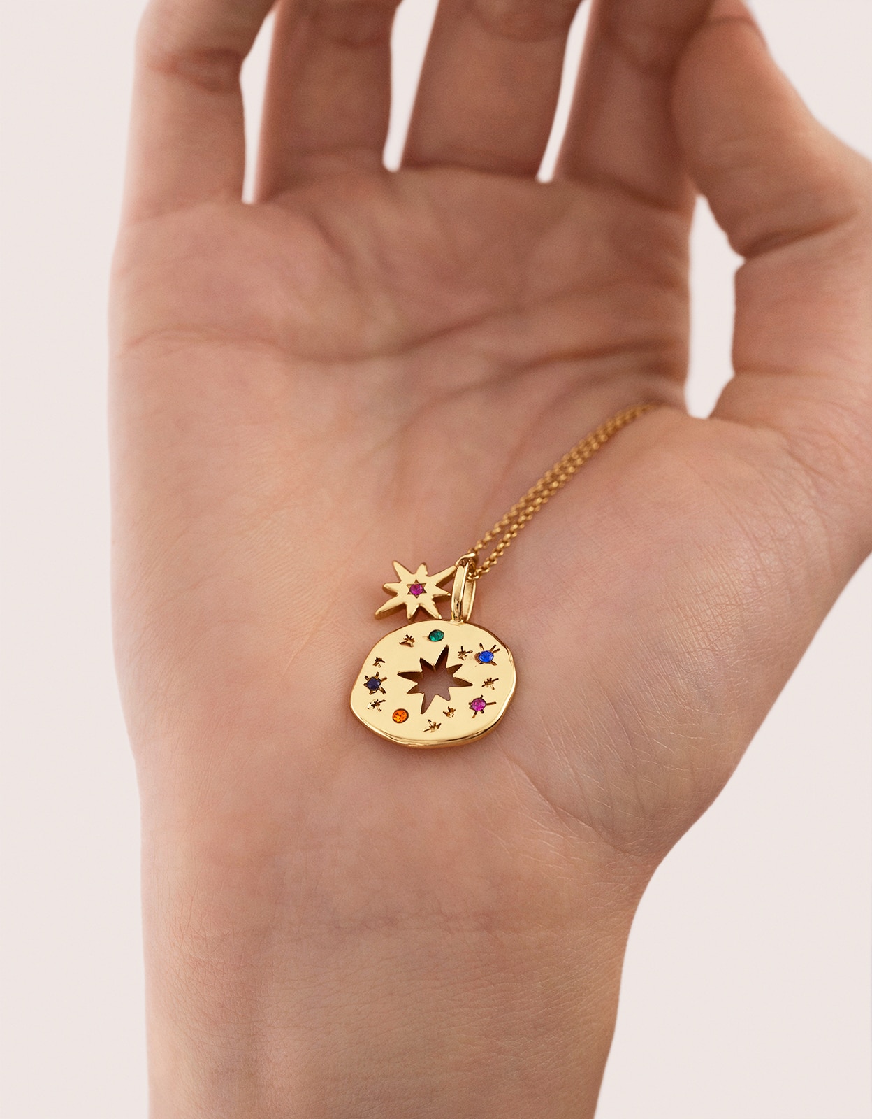 Pack Colar Charm para Ti Mamã de Liga de Metais Banhado a Ouro Multicolor-4