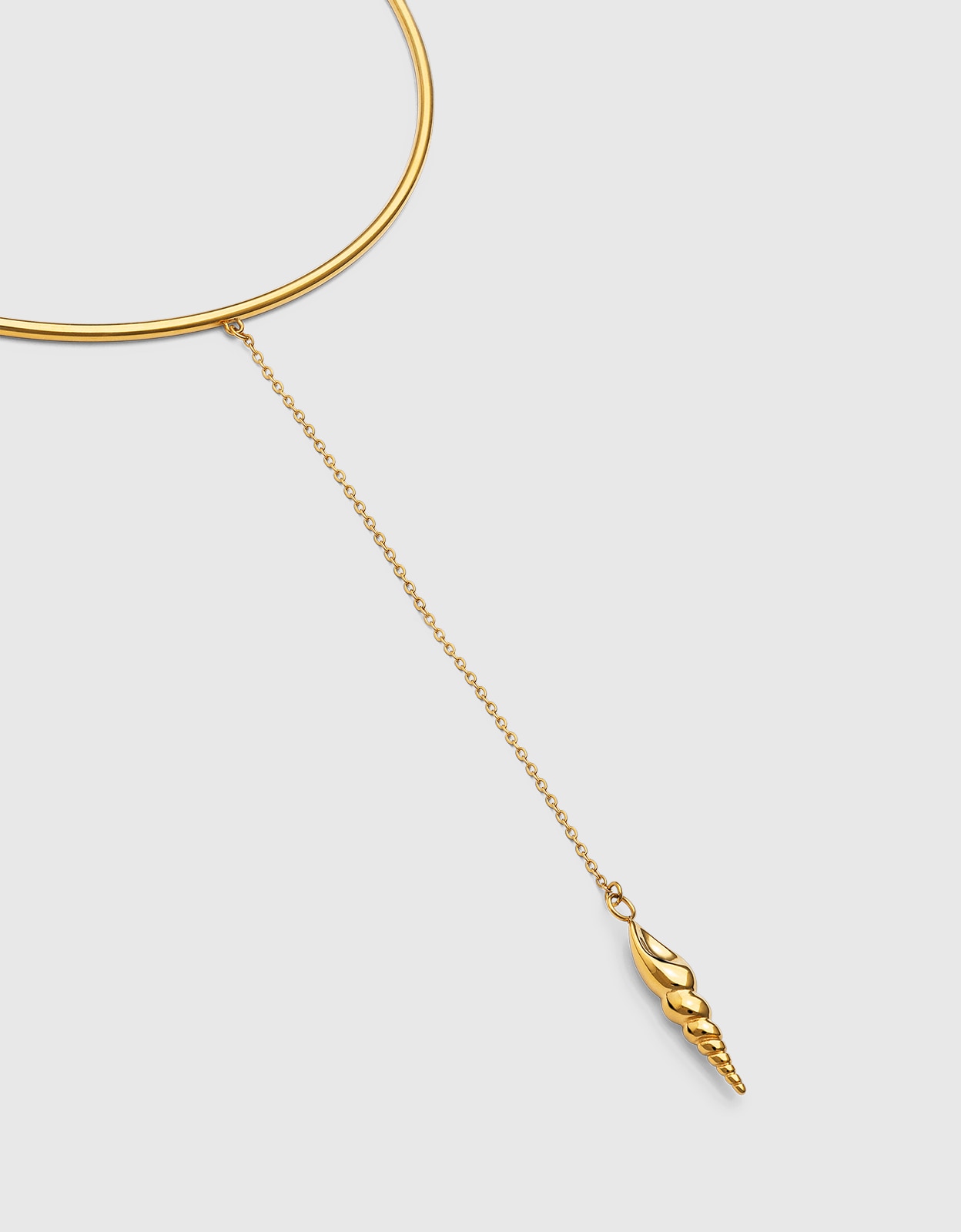 Choker Ítaca de Aço Banhado a Ouro Dourado-4