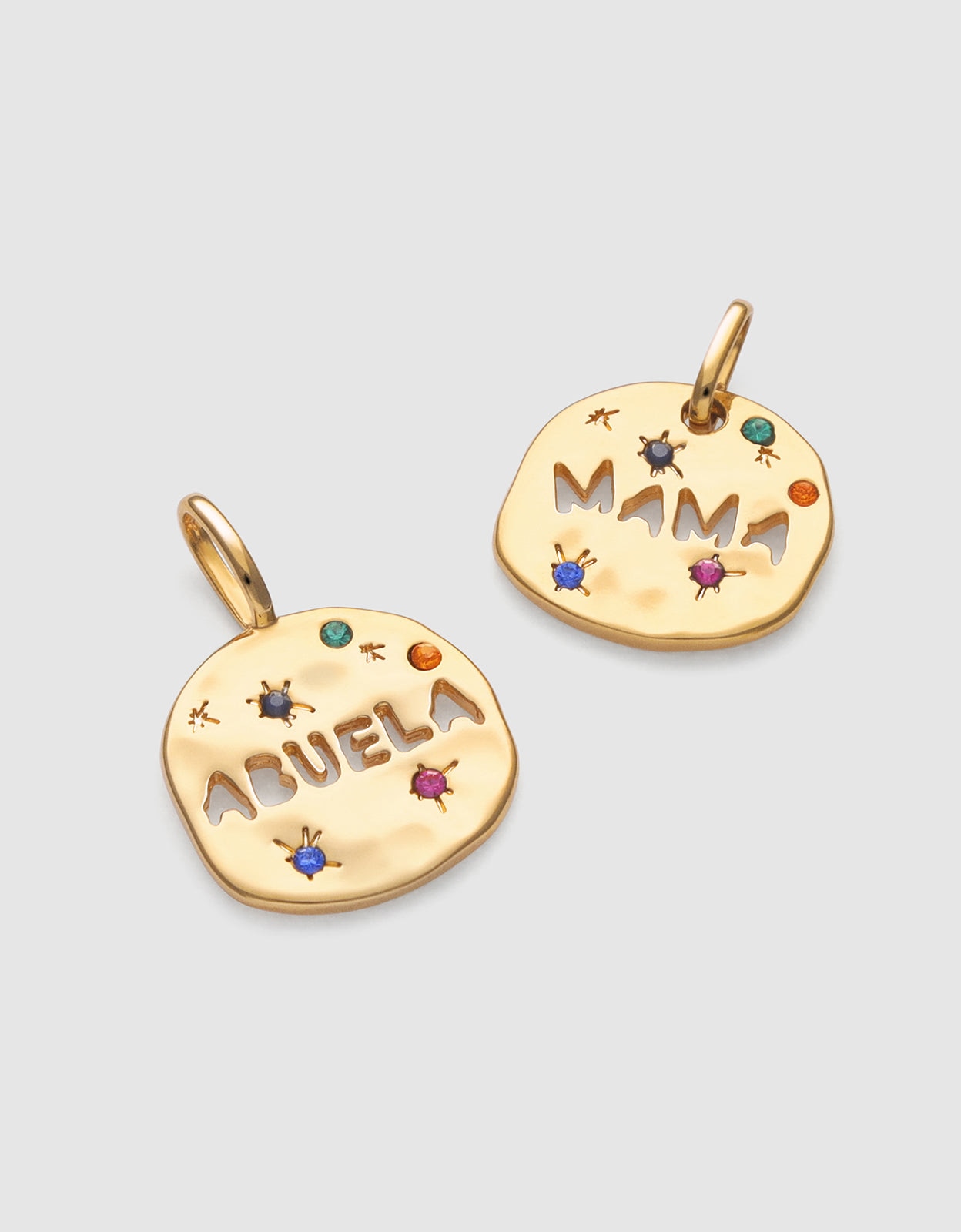 Imagem 0 de Pack Presente Charms Mamã e Avó de Liga de Metais com Banho de Ouro