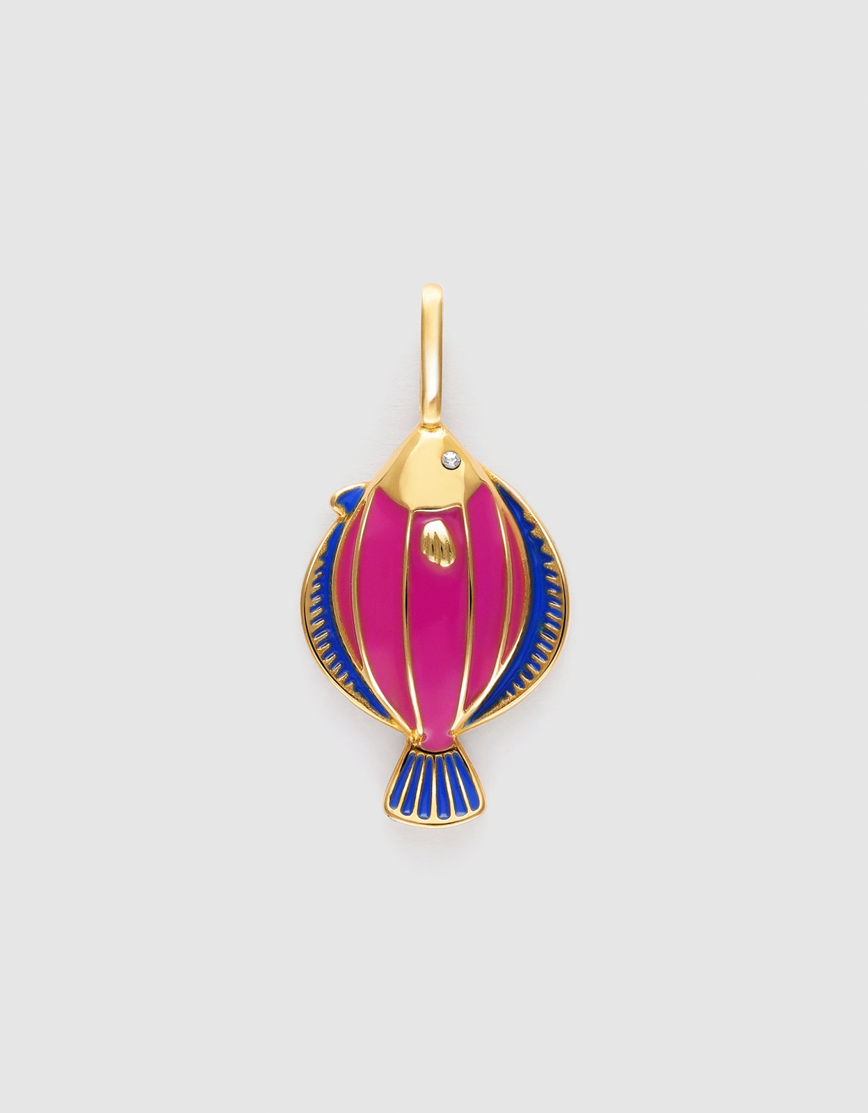 Imagem 0 de Charm Phi Phi de Liga de Metais Banhado a Ouro