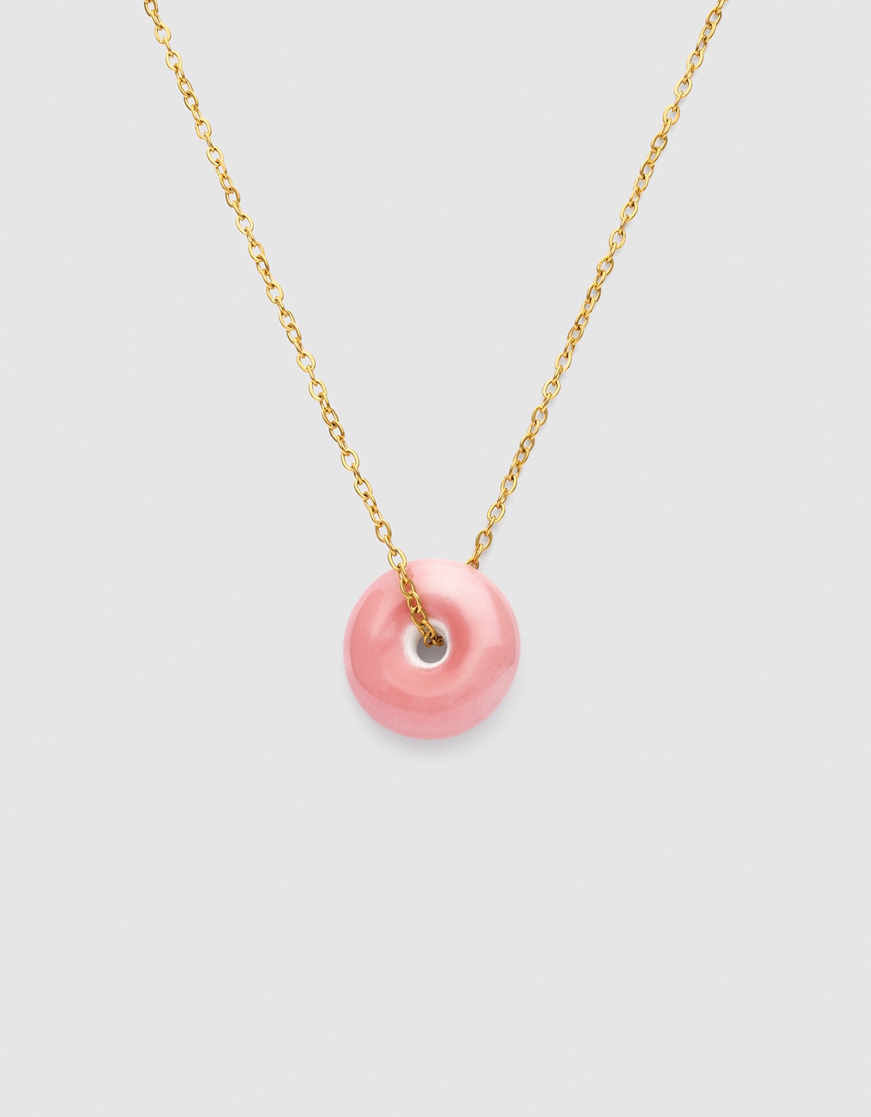 Imagem 0 de Colar Easy Rosé de Aço Banhado em Ouro