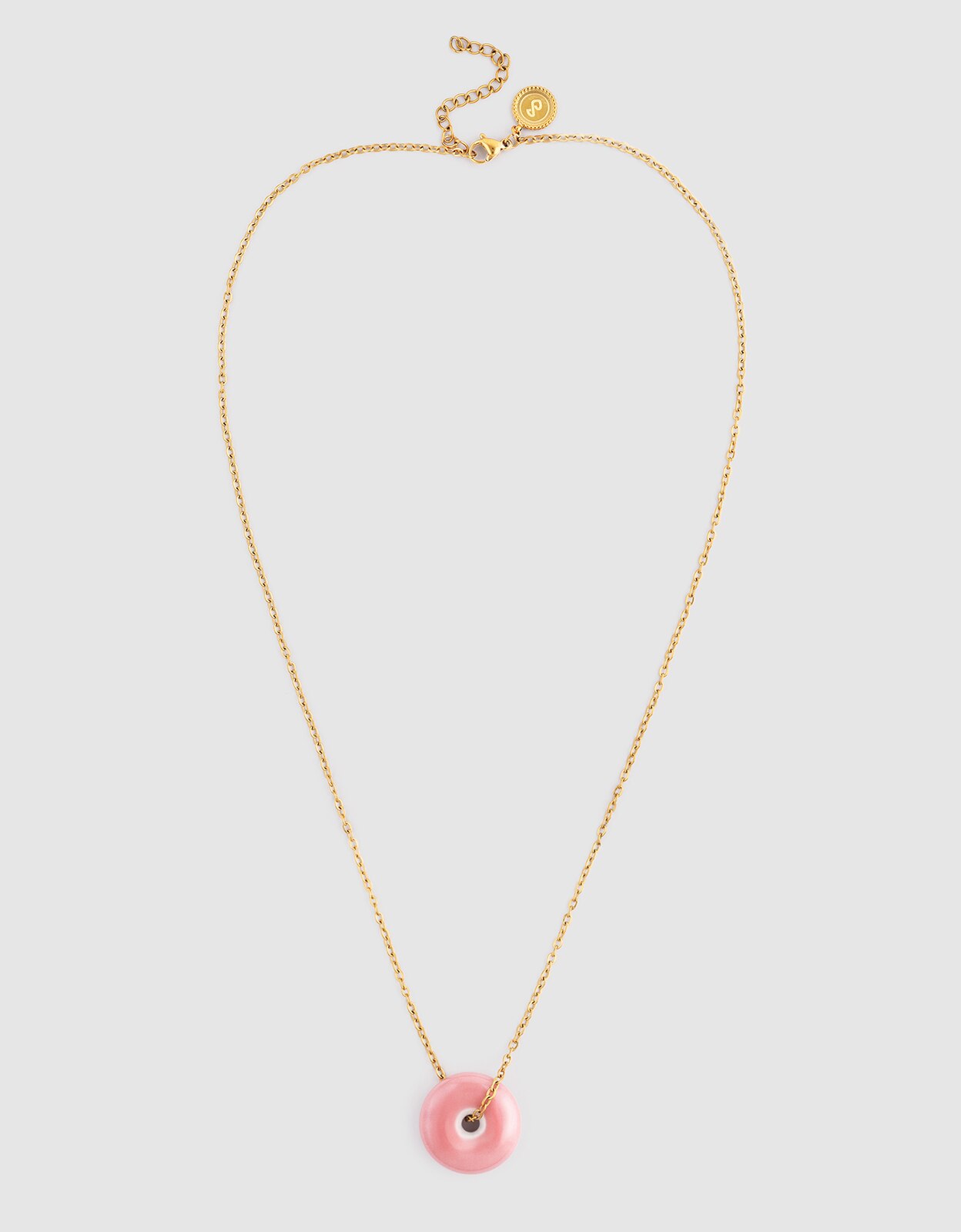Colar Easy Rosé de Aço Banhado em Ouro Rosa-5