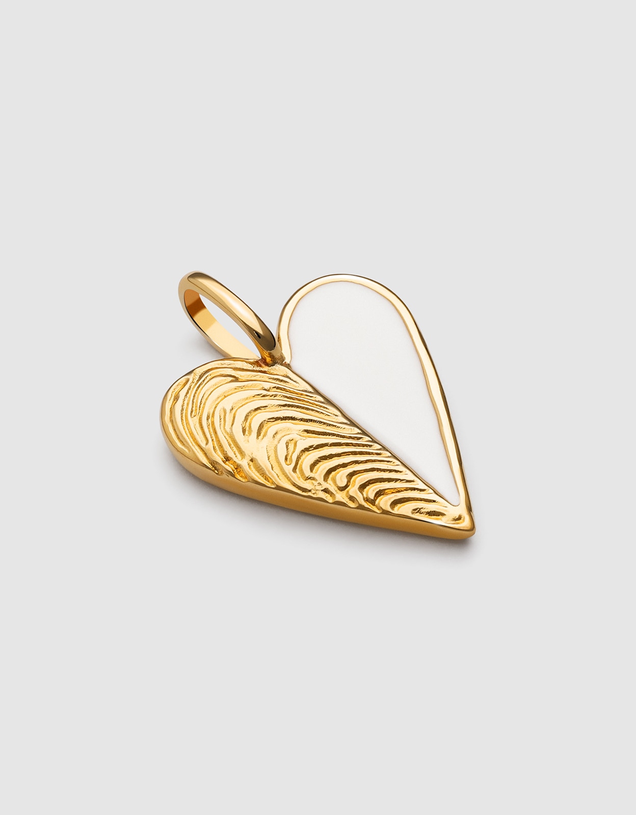 Charm Mexilhão Enamel de Liga de Metais Banhado a Ouro Branco-3