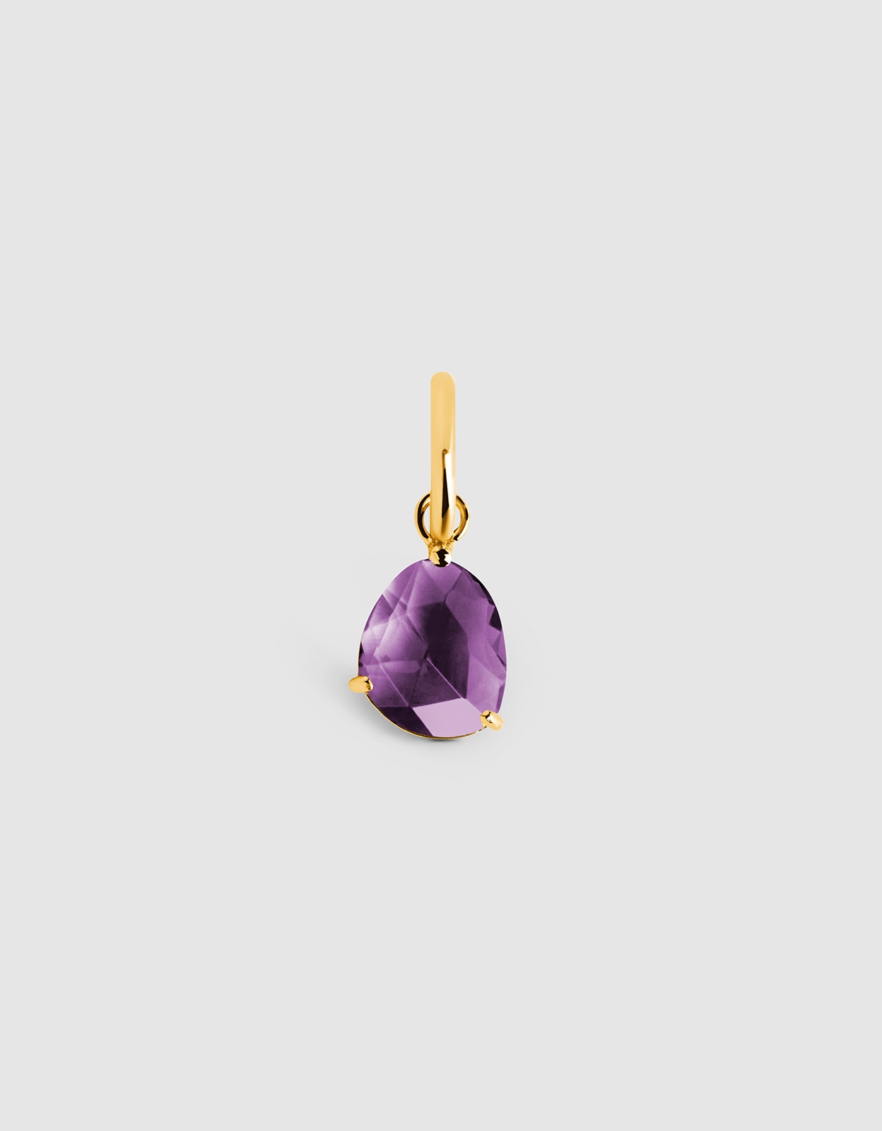 Charm Birthstones de Liga de Metais Banhado em Ouro Multicolor-1