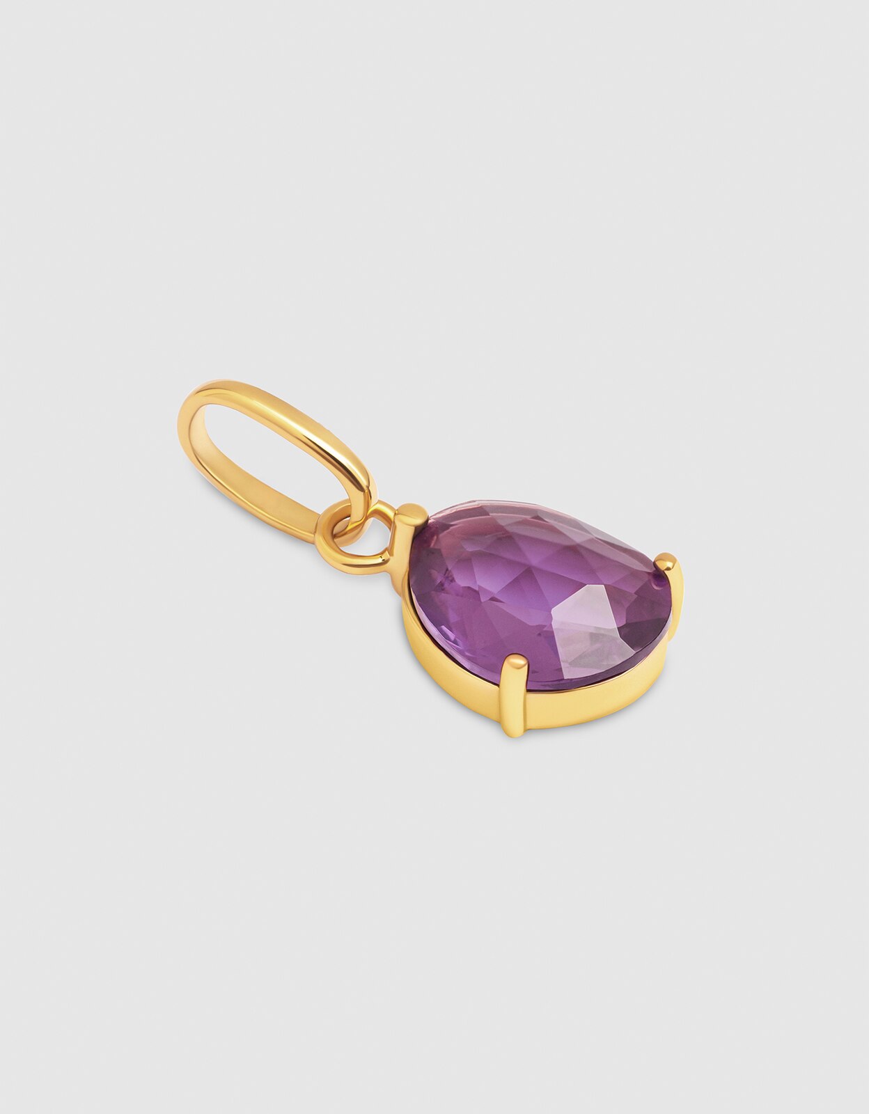 Charm Birthstones de Liga de Metais Banhado em Ouro Multicolor-3