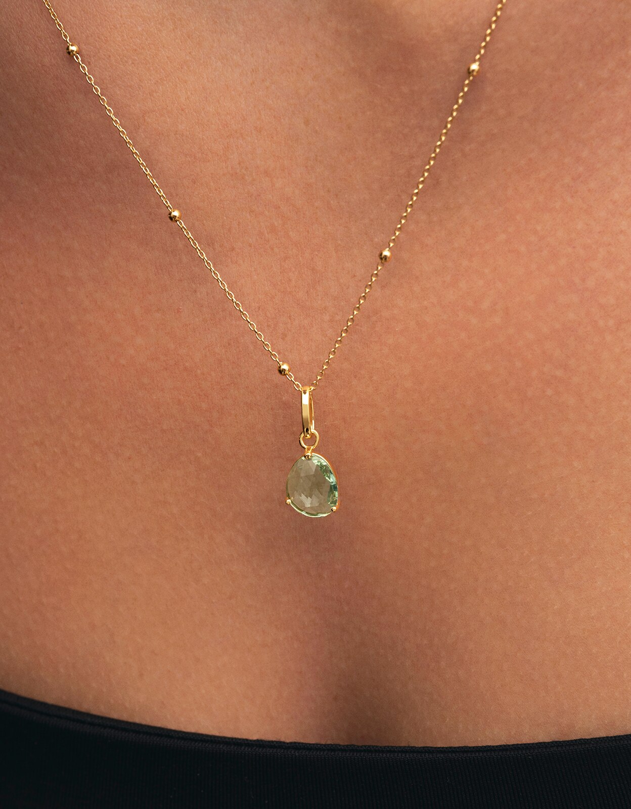 Charm Birthstones de Liga de Metais Banhado em Ouro Multicolor-2