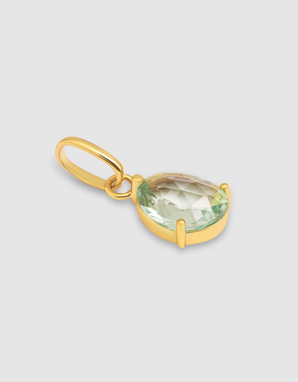 Charm Birthstones de Liga de Metais Banhado em Ouro Multicolor-3