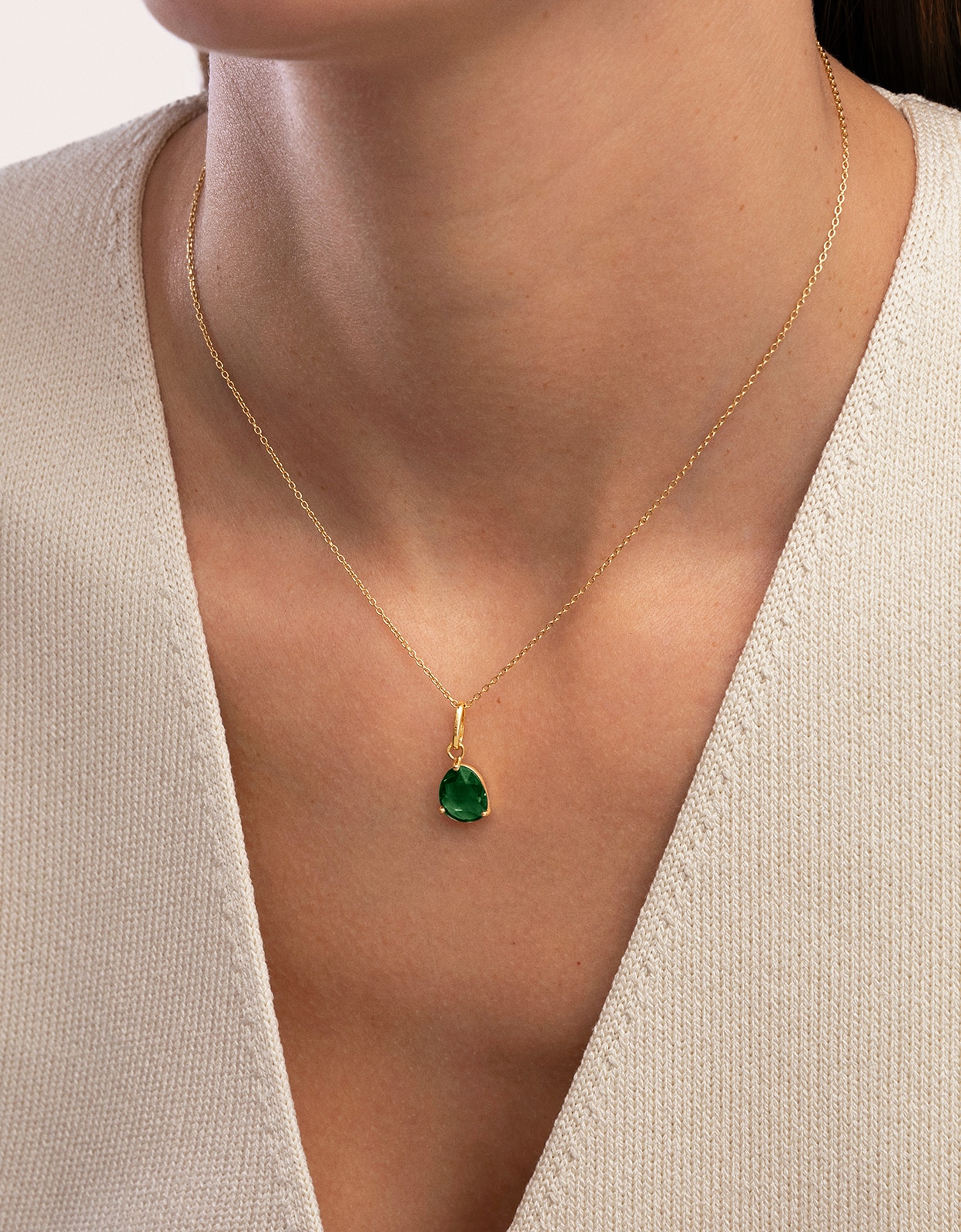 Charm Birthstones de Liga de Metais Banhado em Ouro Multicolor-2