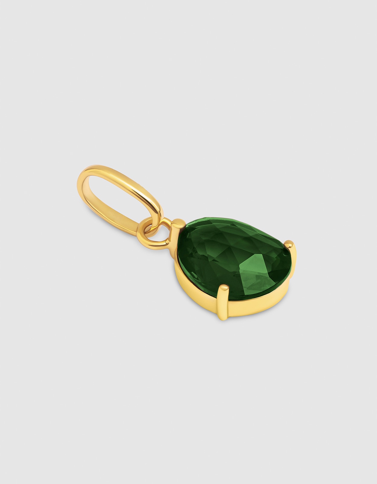 Charm Birthstones de Liga de Metais Banhado em Ouro Multicolor-3