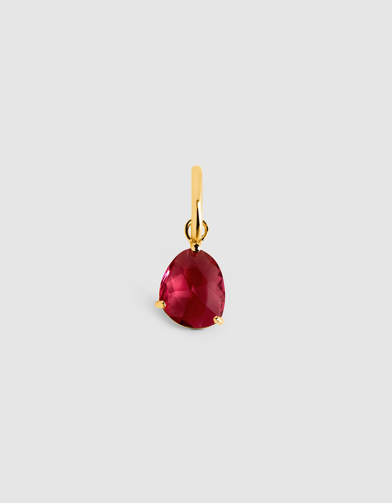 Charm Birthstones de Liga de Metais Banhado em Ouro Multicolor-1