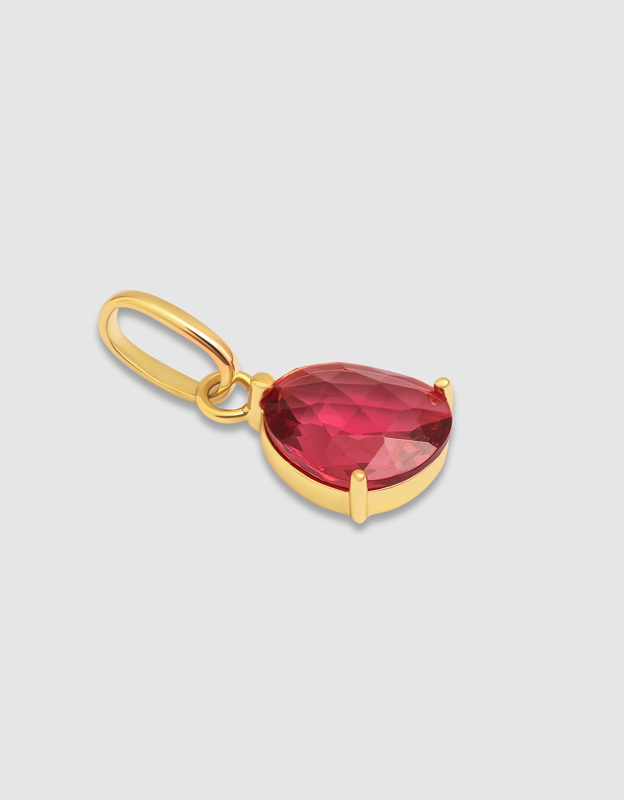 Charm Birthstones de Liga de Metais Banhado em Ouro Multicolor-3
