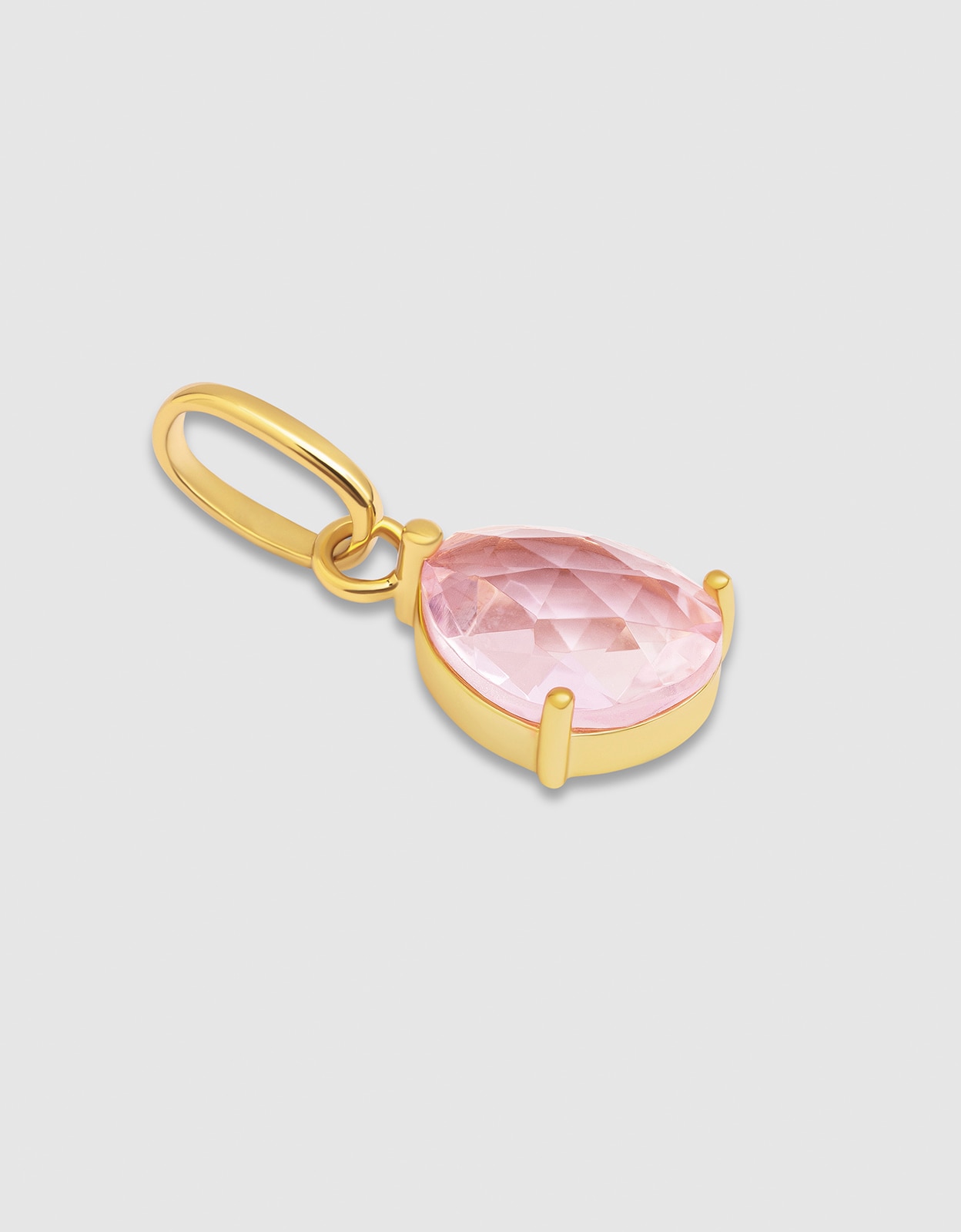 Charm Birthstones de Liga de Metais Banhado em Ouro Multicolor-3