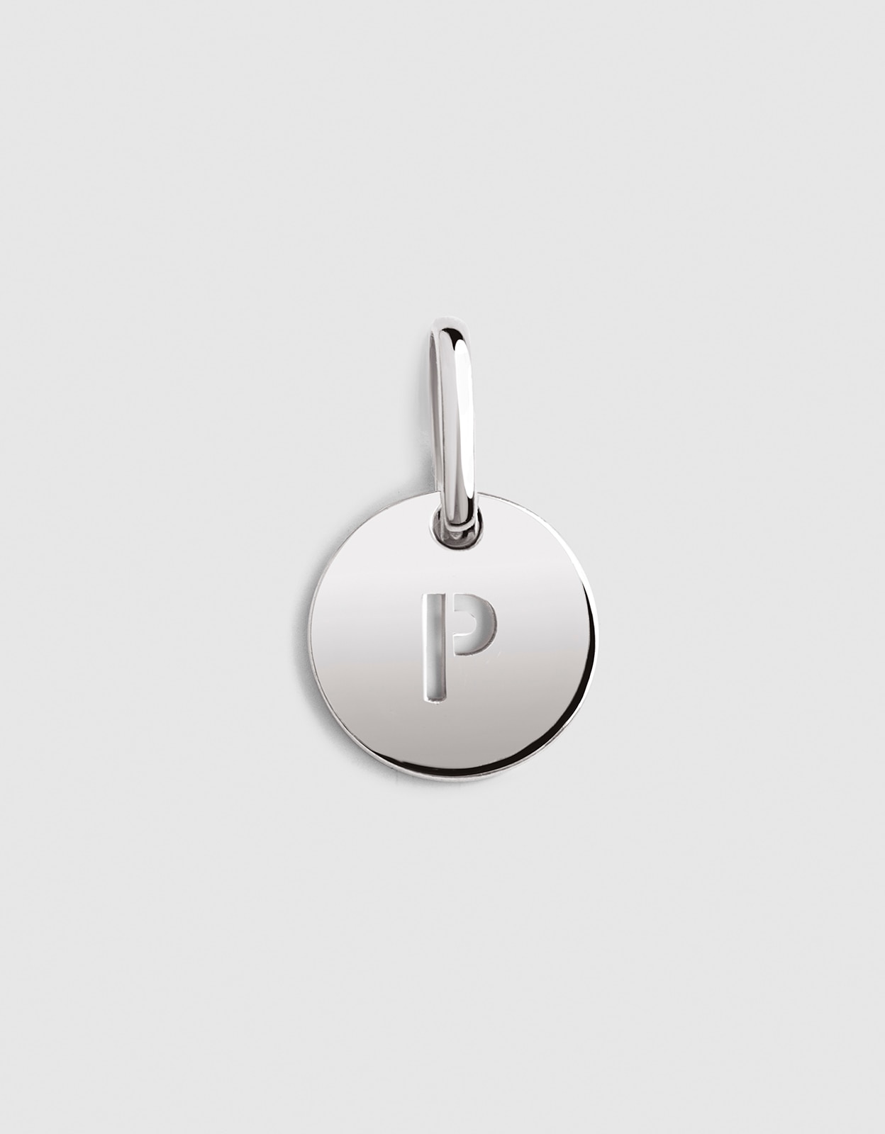 Imagem 0 de Mini Medallion Letter de Aço - P