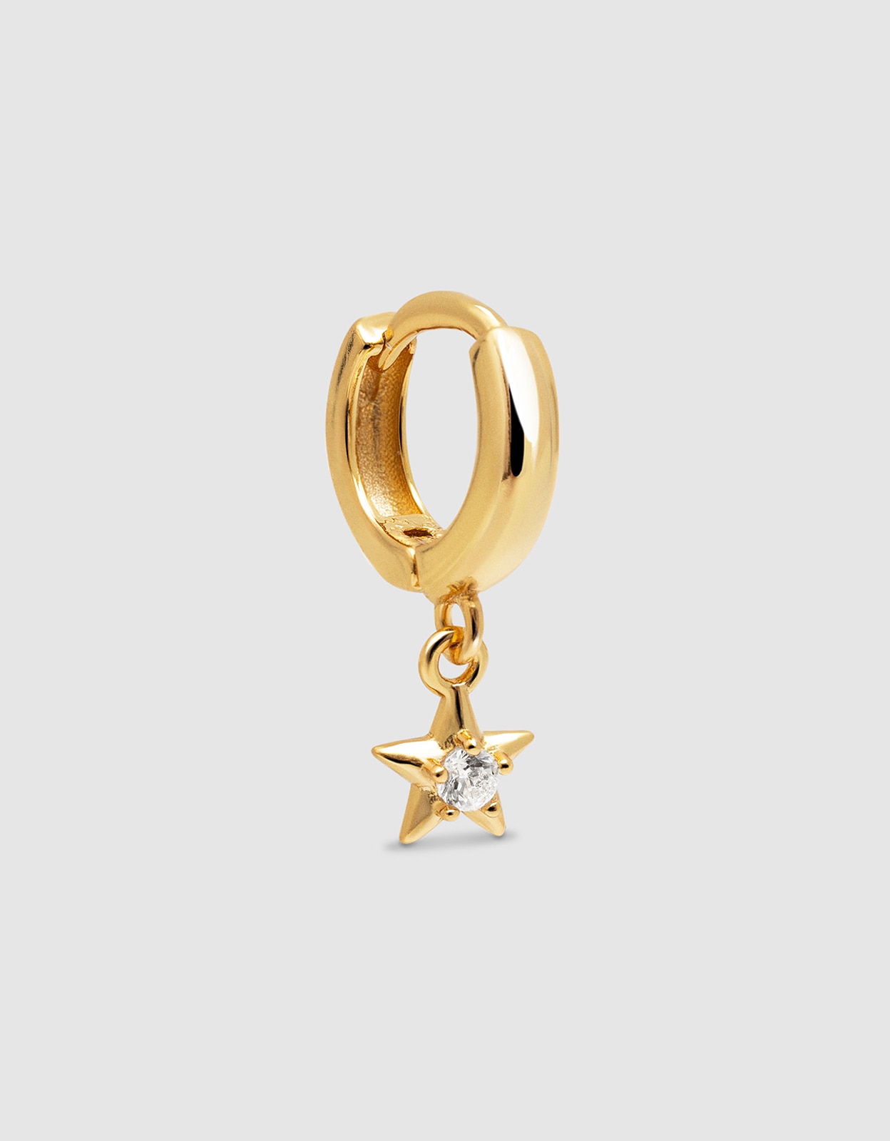 Imagem 0 de Piercing Aro Dance Star de Liga de Metais Banhado a Ouro