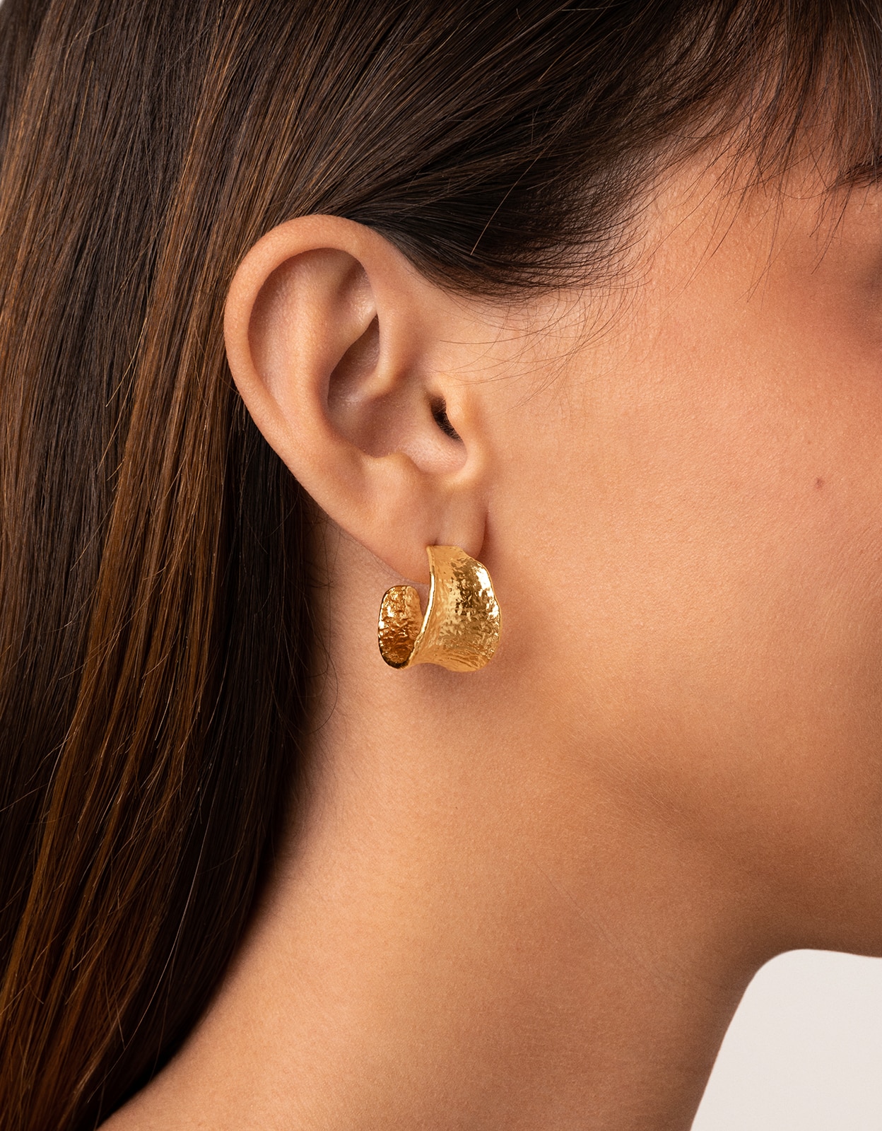Brincos Boho de Aço com Banho de Ouro Dourado-2