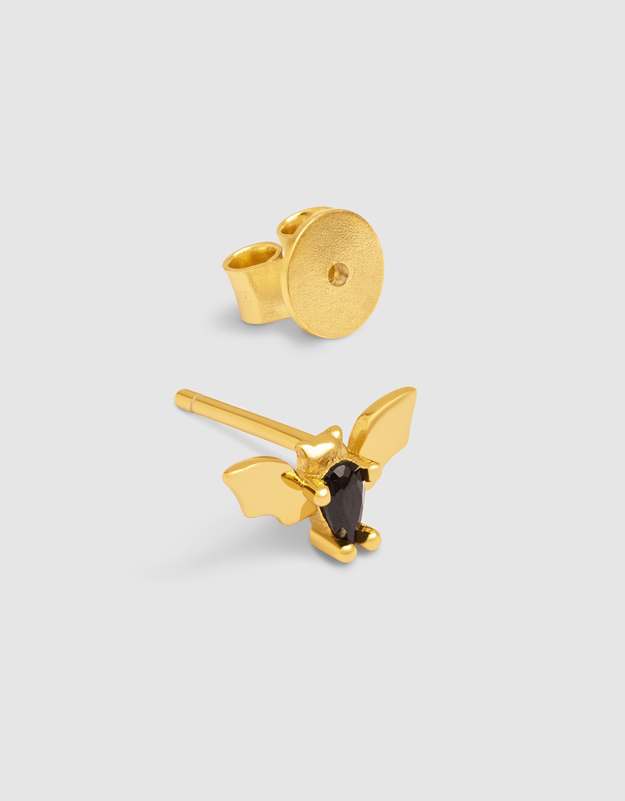 Piercing Boo Bat de Liga de Metais Banhado a Ouro Preto-3