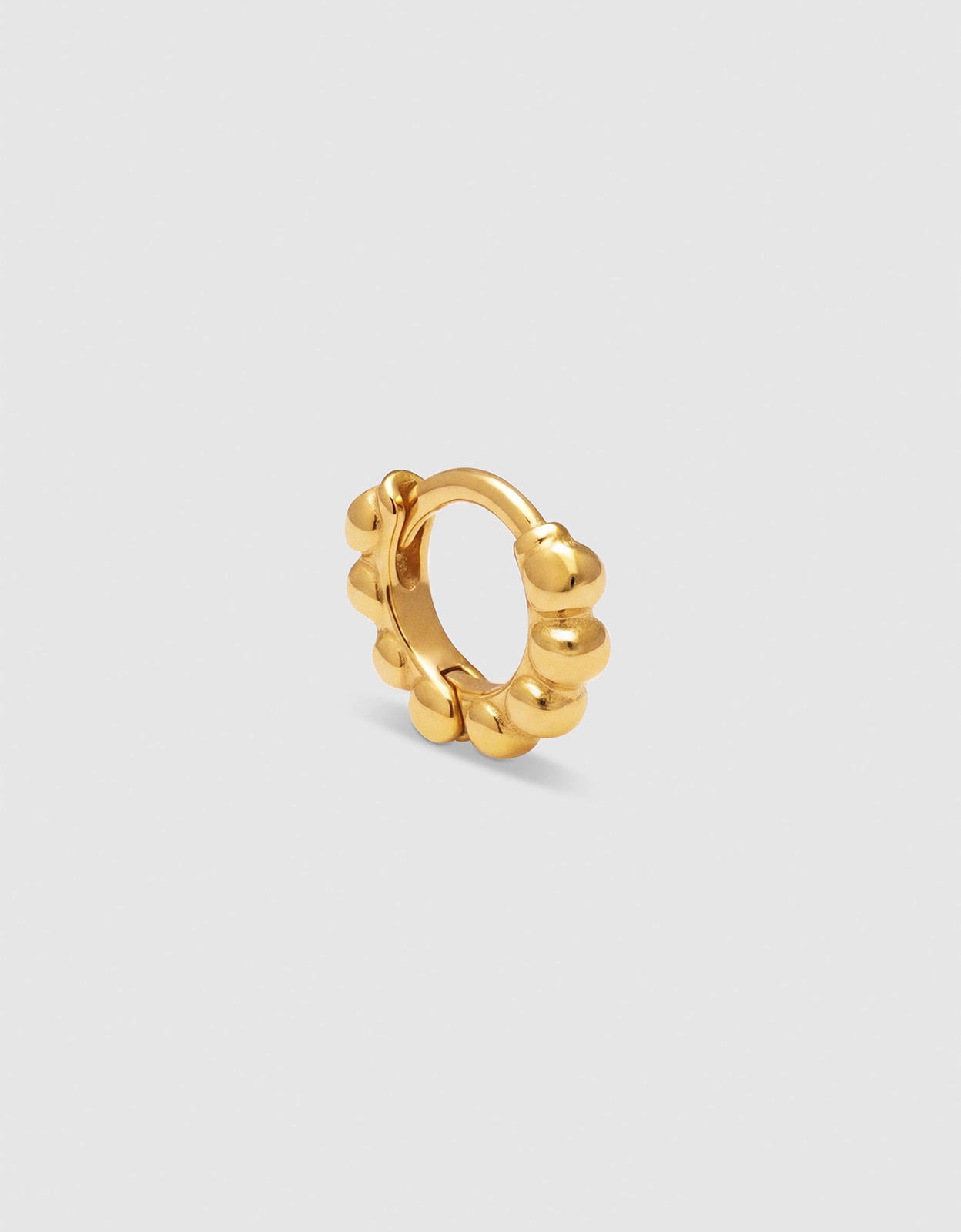 Imagem 0 de Piercing Pebbles Xs de Aço Banhado a Ouro