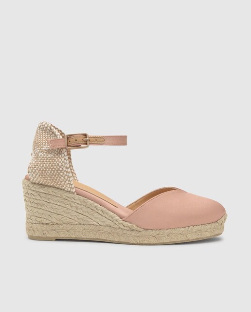 Imagem 0 de Alpercatas de Cunha Chiarita em Cetim com Fecho de Pulseira