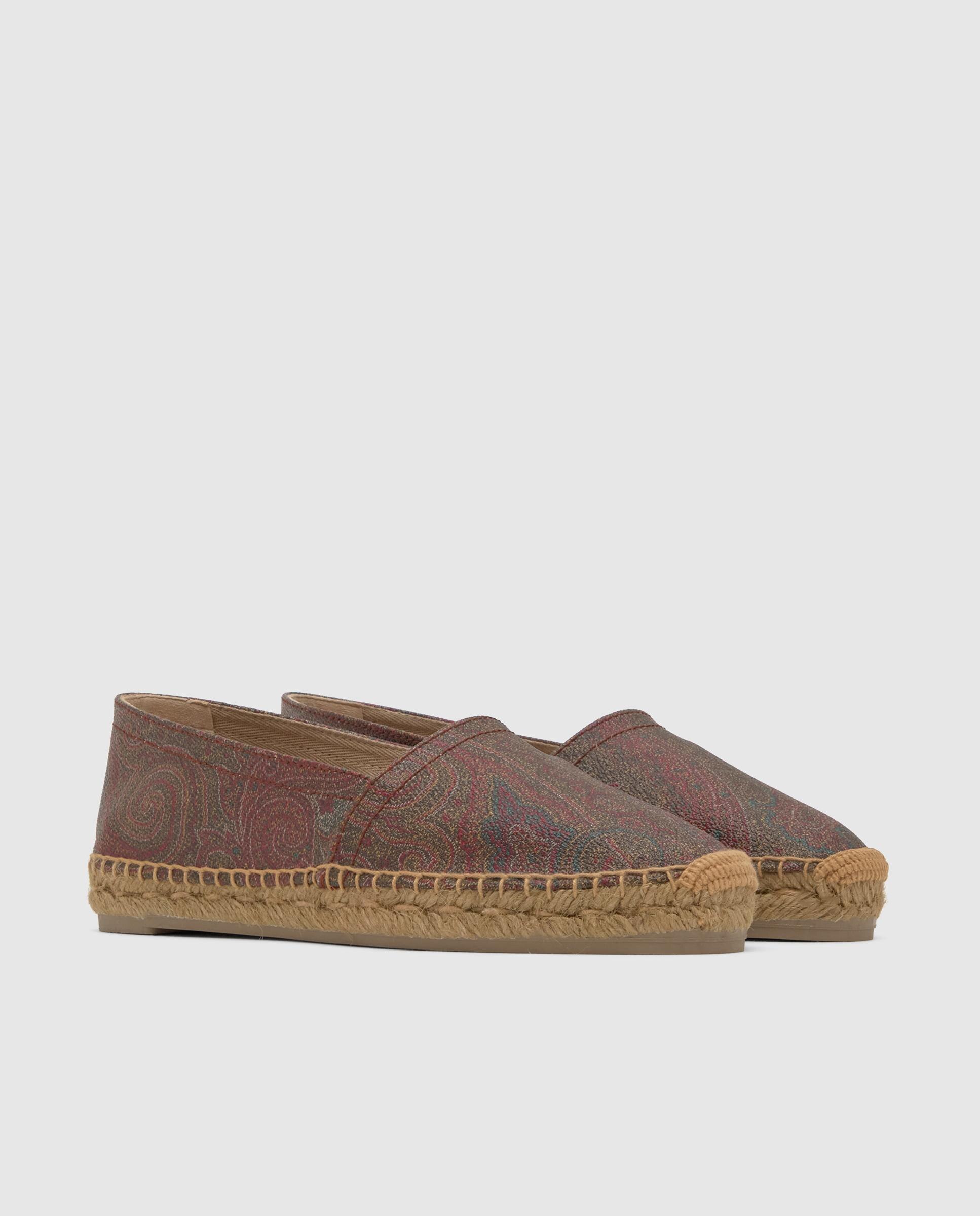 Alpercatas Rasas Kenda em Icónico Tecido Jacquard By Etro Estampado-3