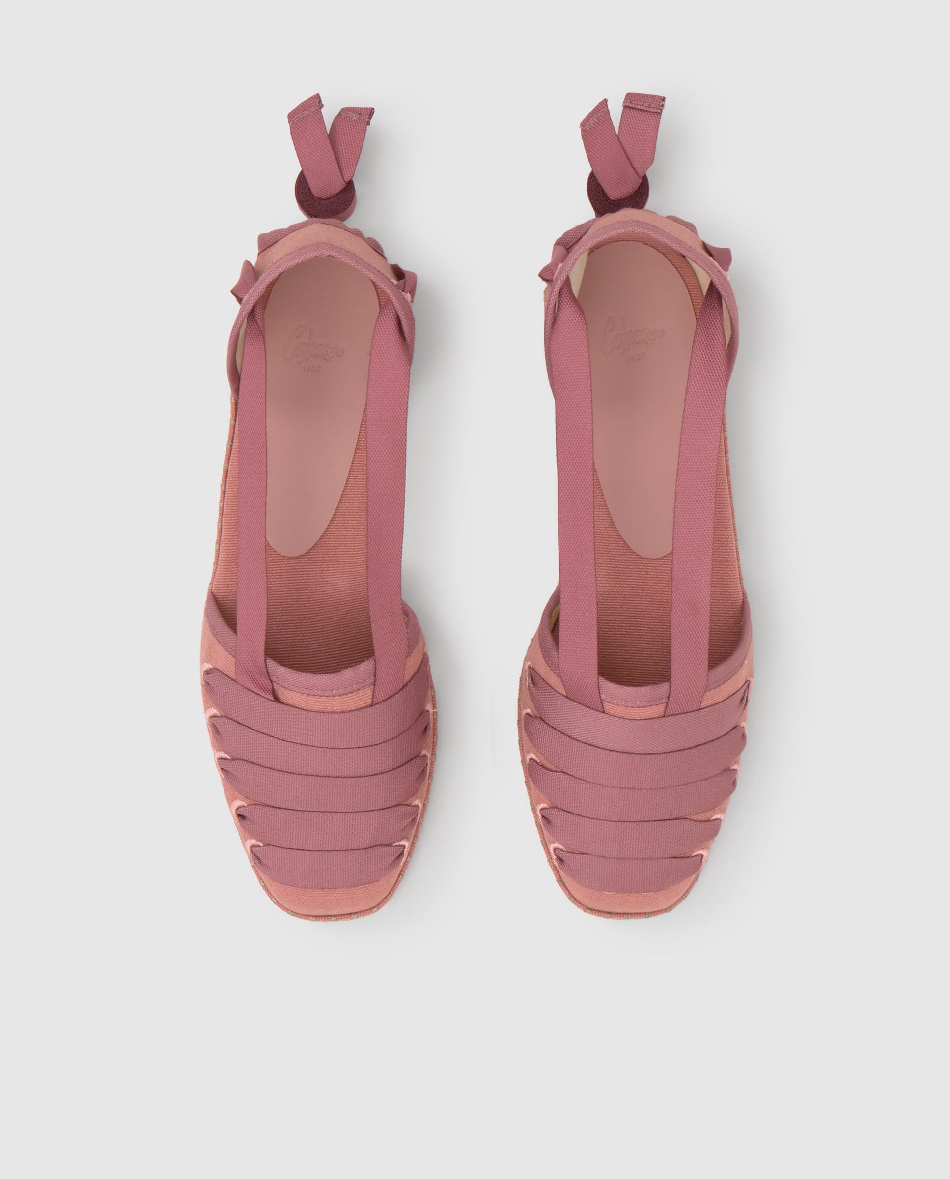 Alpercatas com Tiras Planas Glen Embetadas Rosa-claro-4