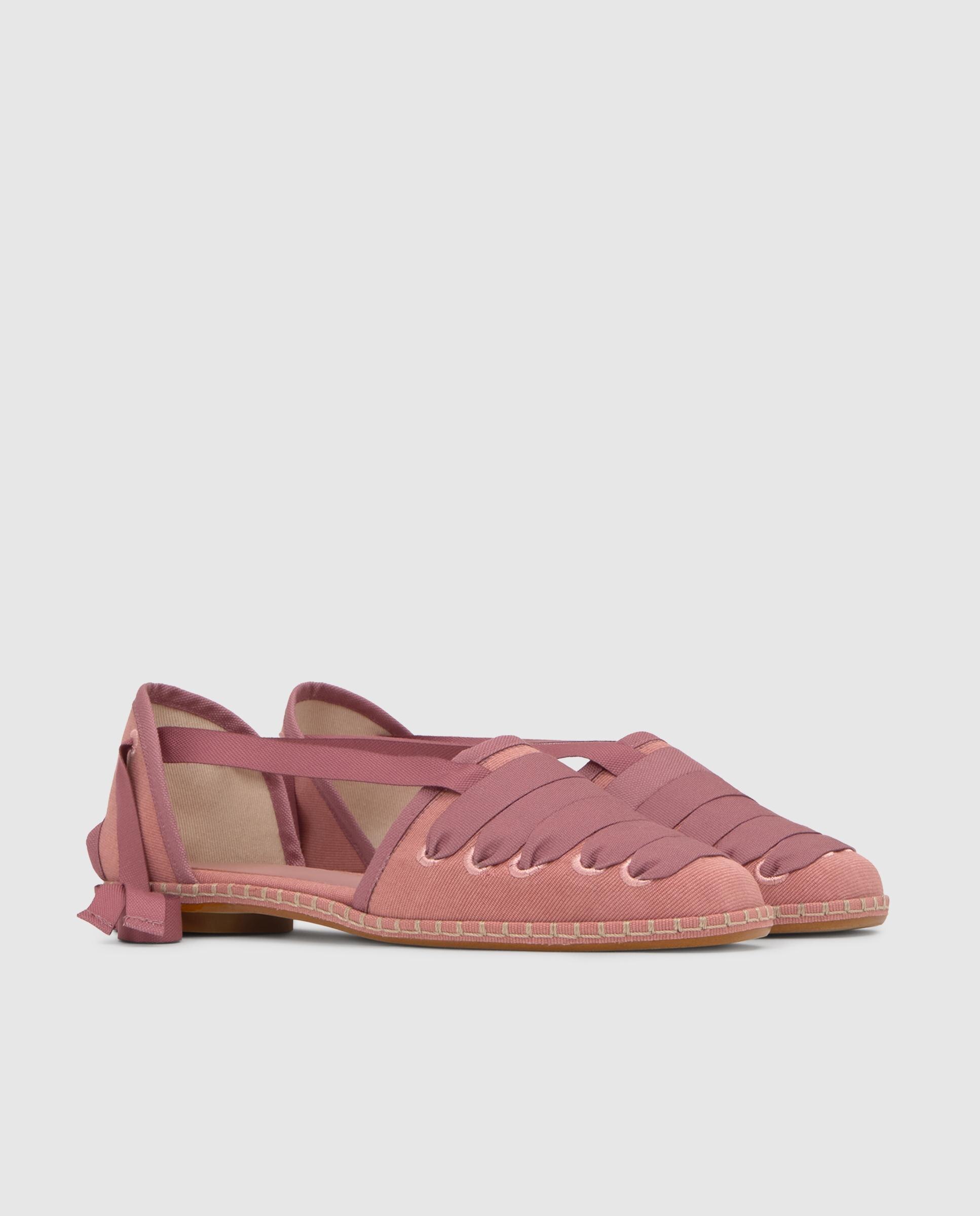 Alpercatas com Tiras Planas Glen Embetadas Rosa-claro-3