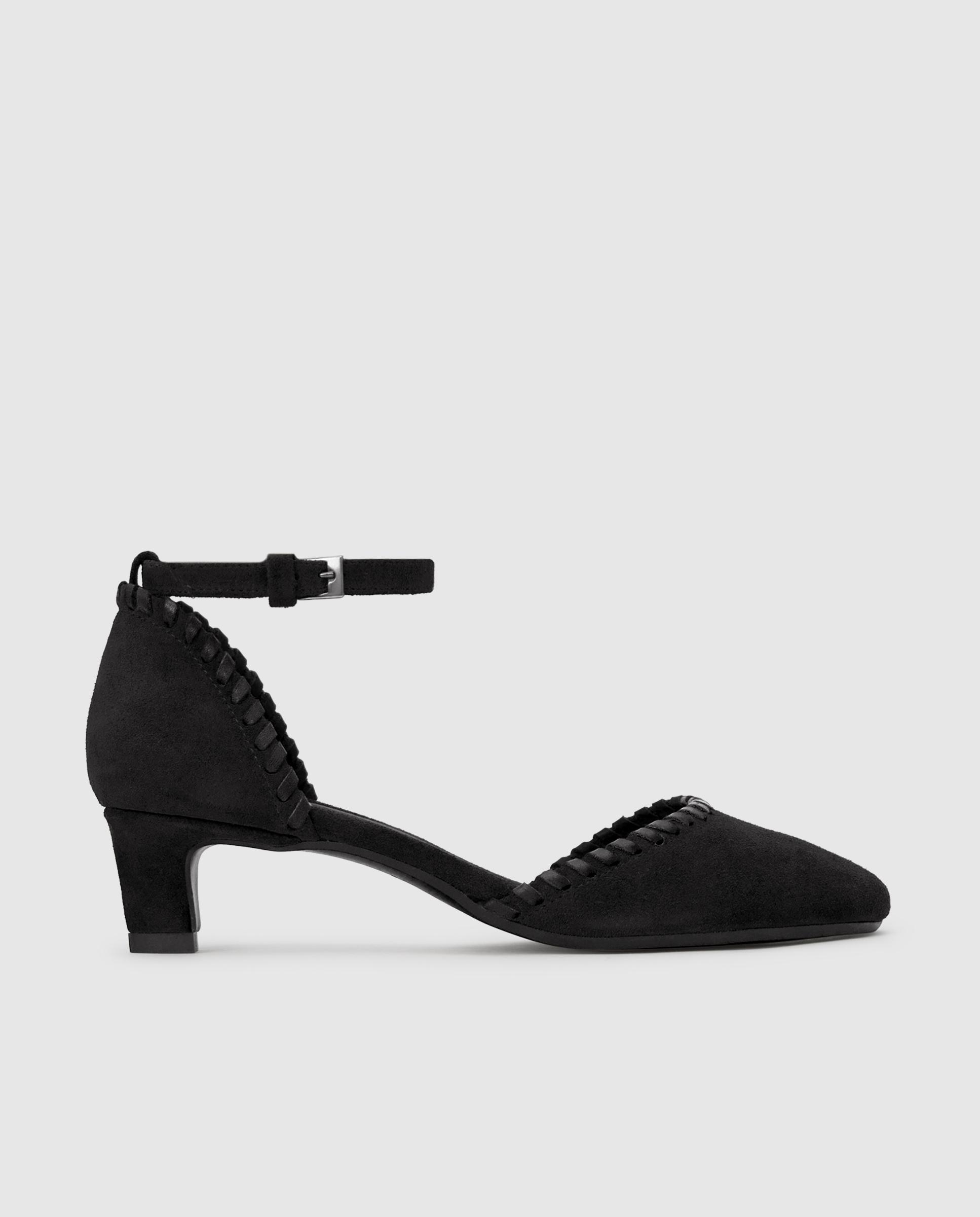 Imagem 0 de Sapatos de Salto Adela em Camurça com Salto