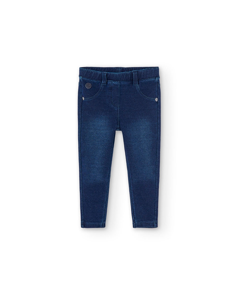 Imagem 0 de Jegging para Bebé com Bolsos Posteriores e Presilhas na Cintura