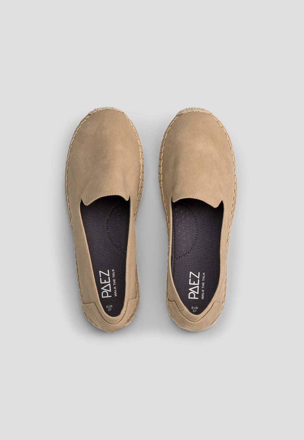 Mocassins Moc Vegan Suede Sand Nude-3