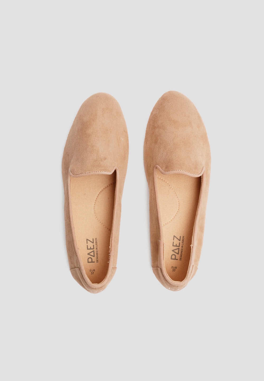 Slippers de Mulher de Camurça Vegan Nude-2