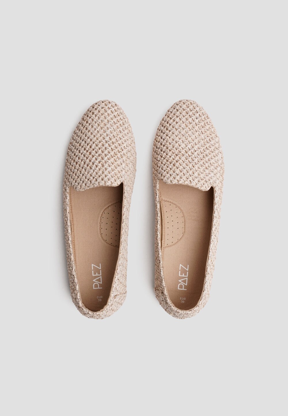 Slippers de Mulher de Tecido Branco-2