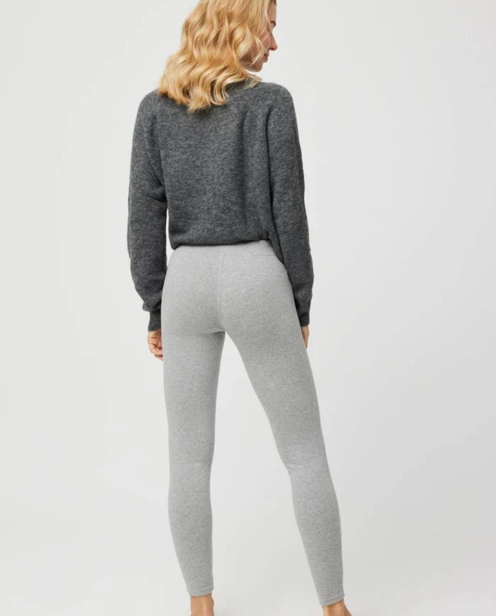 Leggings Básicos Cinzento-claro-2