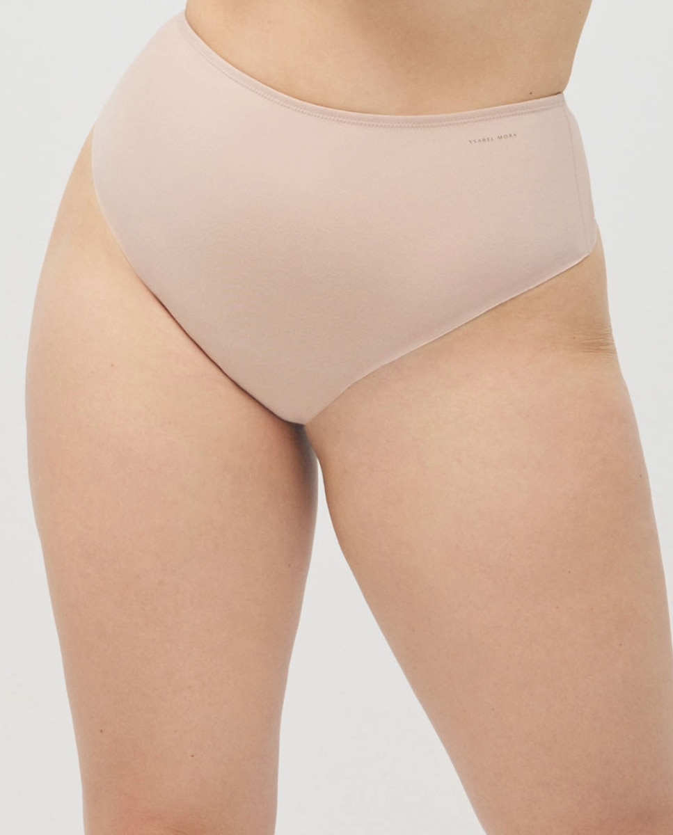 Cueca Redutora Abdómen Compressão Média Nude-5