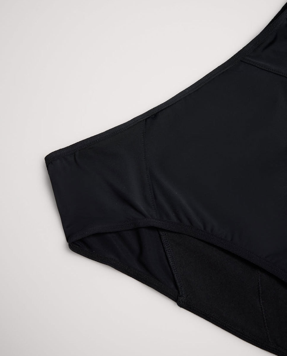 Cueca Clássica Menstrual Preto-5