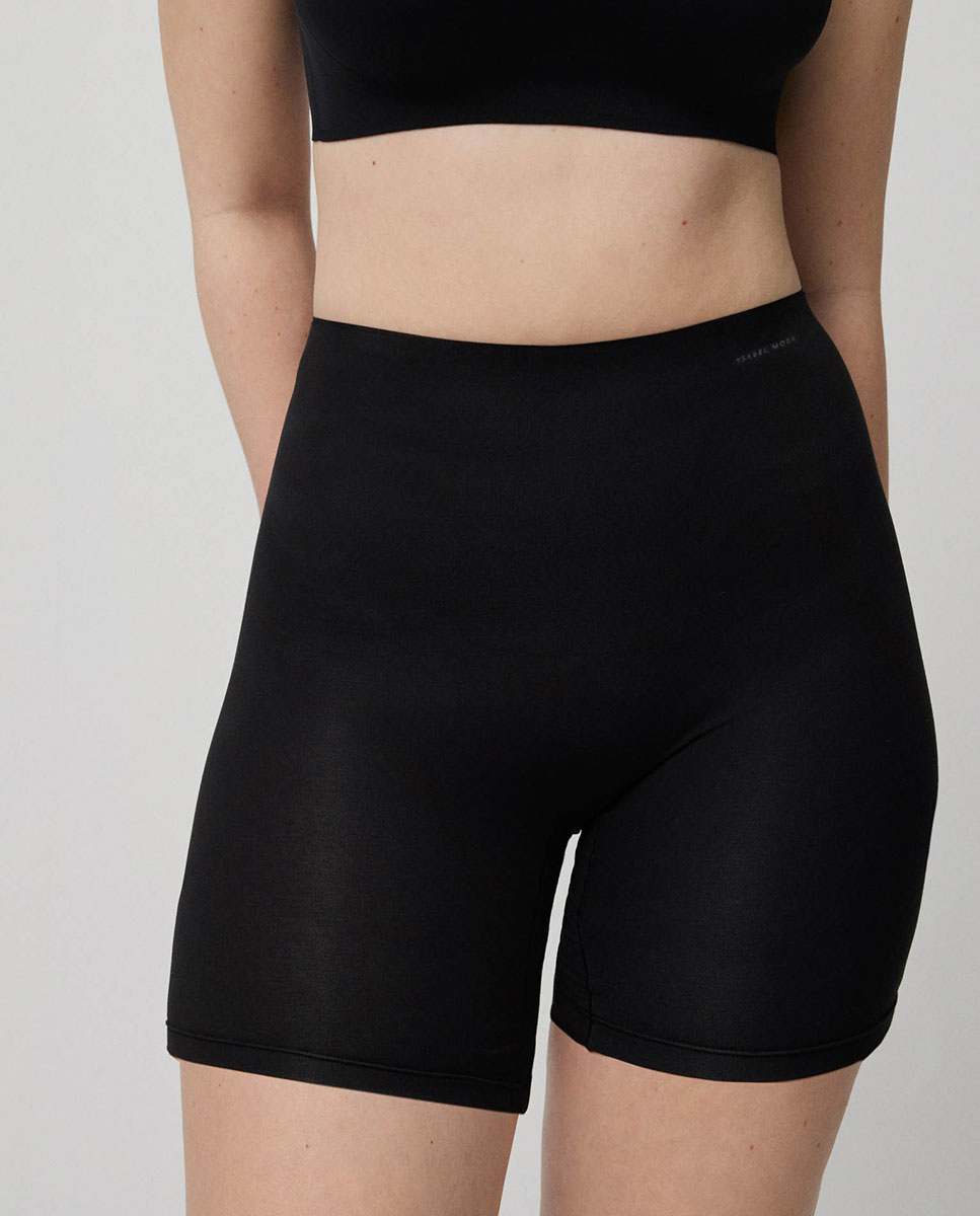 Cueca Redutora Compressão Alta Preto-1