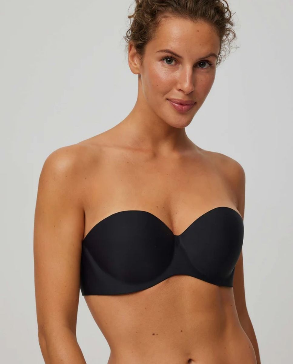 Soutien Push Up Adesivo com Push-up Leve Preto-1