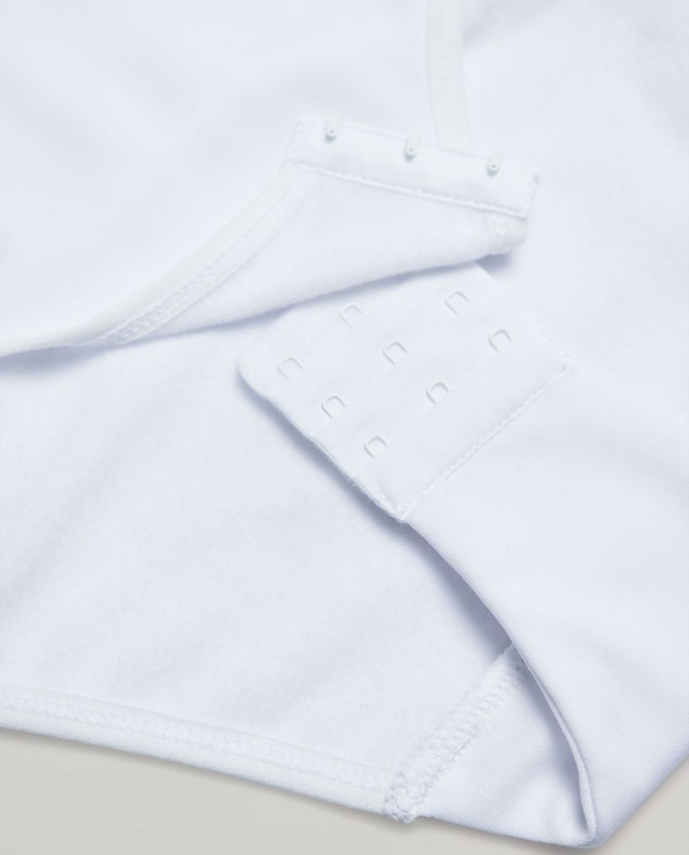 T-shirt Térmica de Manga Comprida Branco-5