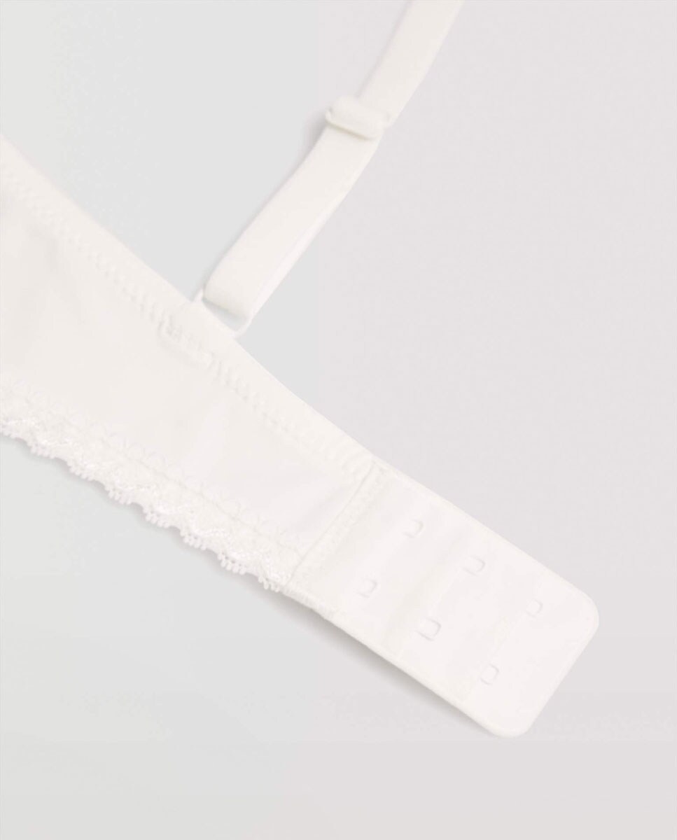 Soutien Balconette Duplo Push Up com Renda Cru-3