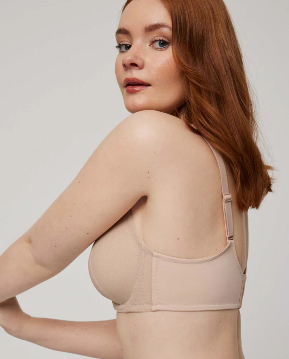 Soutien com Aro Redutor com Costas Anatómicas e Reforçadas Nude-4