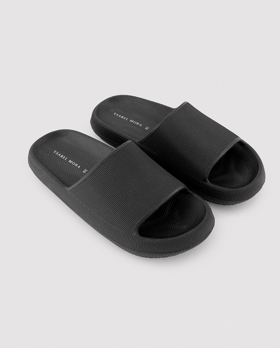 Chinelos de Praia Antiderrapantes Leves Extra Comfort Preto-2