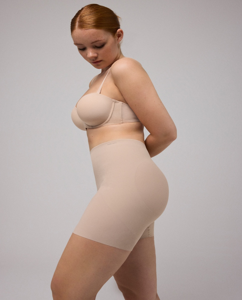 Cueca Redutora Corte a Laser Compressão Alta Nude-3