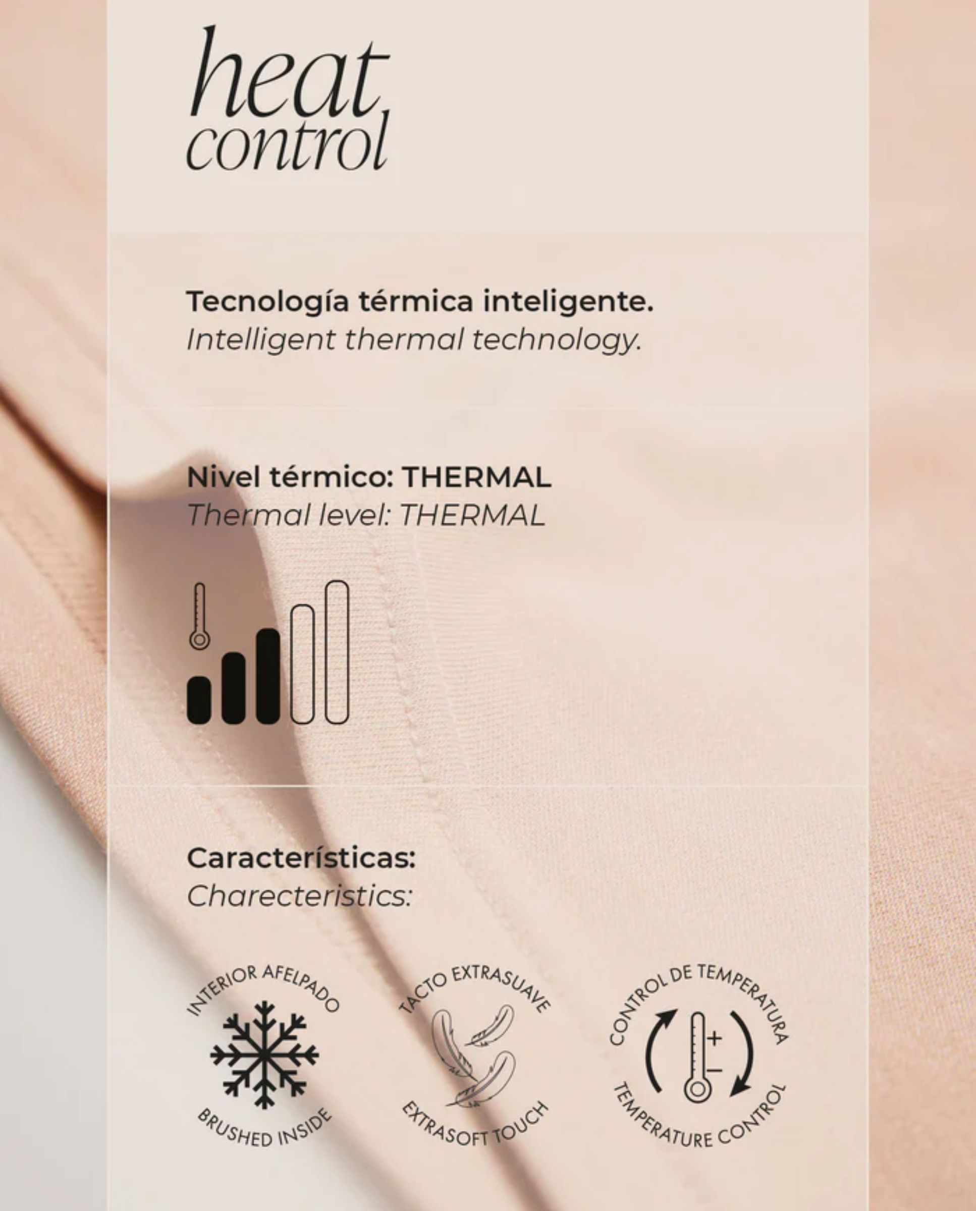 Térmico T-shirt Térmica Control de Temperatura de Manga Comprida Preto-5