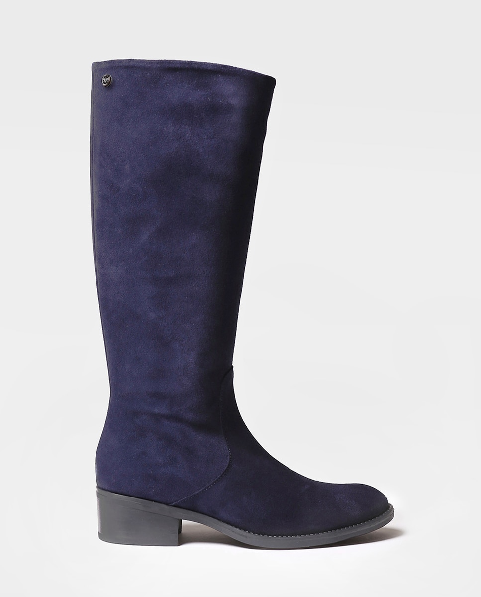 Imagem 0 de Botas de Camurça com Fecho Zip