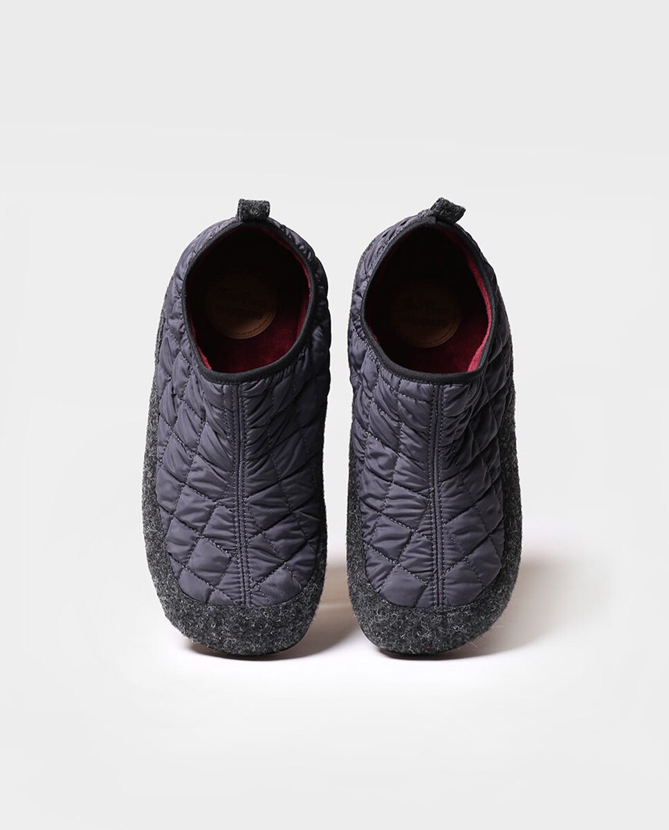 Pantufas Tipo Botim Cinzento-3