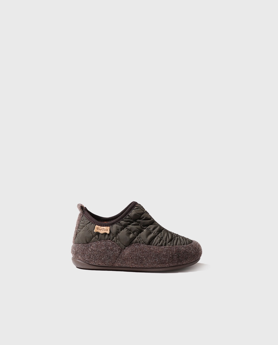Imagem 0 de Pantufas Fechadas Infantil de Tecido Acolchoado