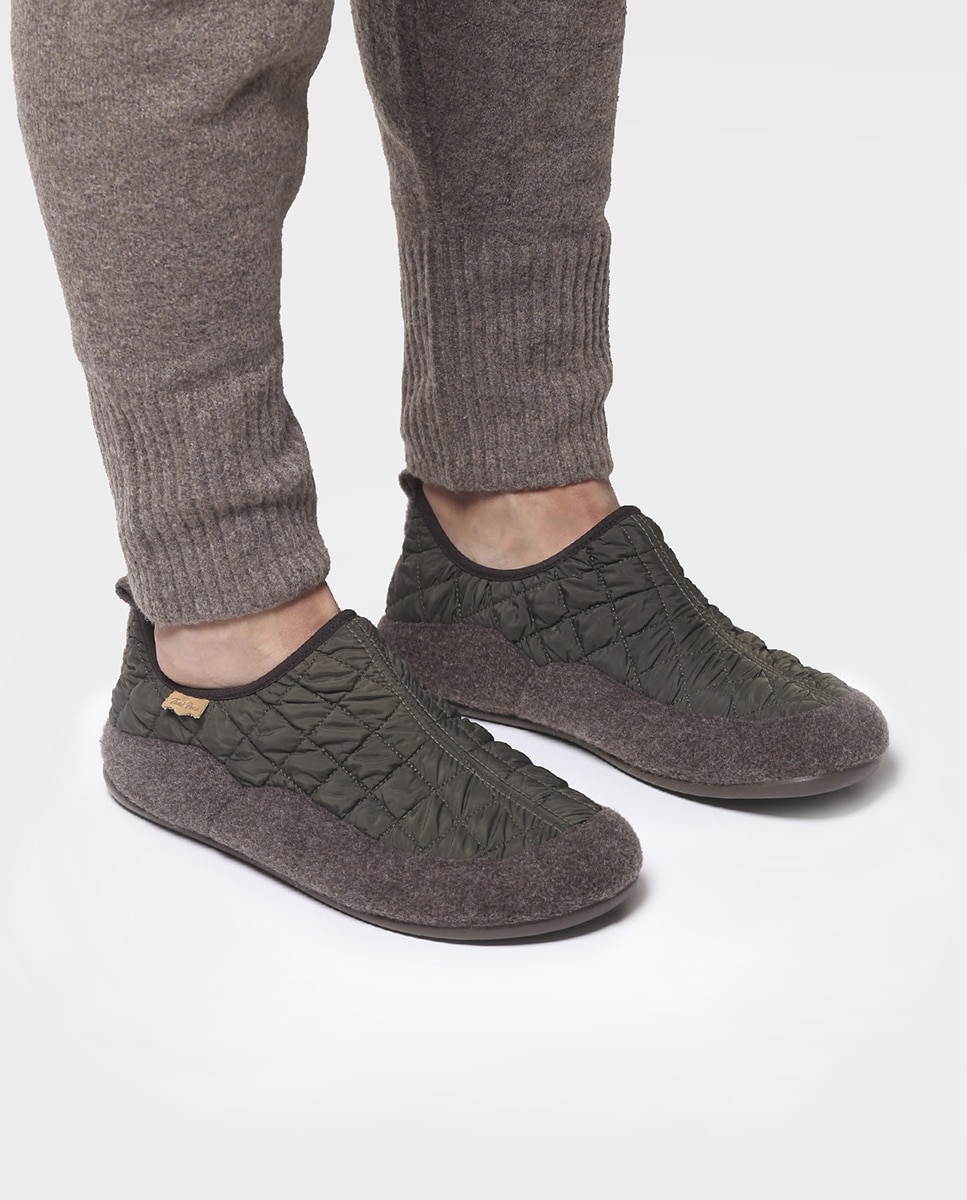 Pantufas Tipo Botim Verde-4